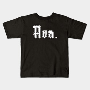 Name Ava Kids T-Shirt